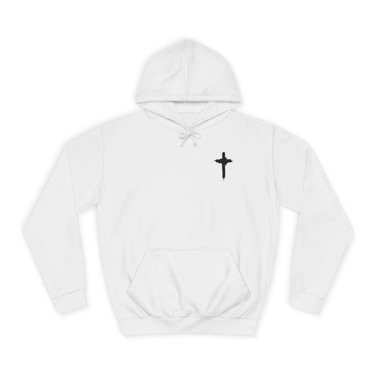 Women's Reloaded Cross Hoodie | Minimalist Bible Verse Christian Sweatshirt | Edgy Faith Streetwear Renewal | 2 Corinthians 5:17 Cozy Oversized Hoodie