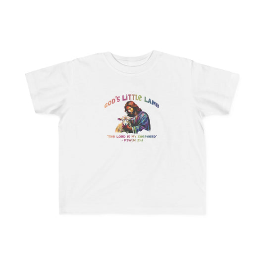 Kids "Gods Little Lamb" T-Shirt - Psalm 23:1