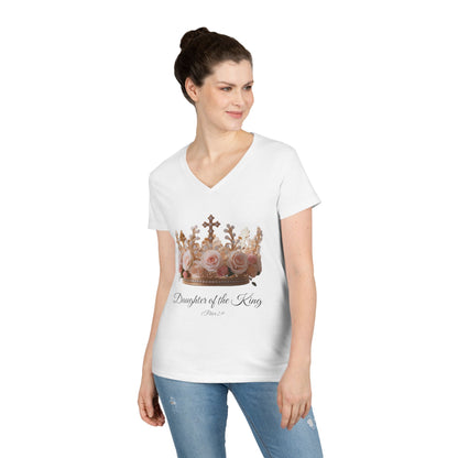 Daughter of the King Ladies V-Neck T-Shirt