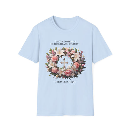 Proverbs 31:25 Women's T-Shirt