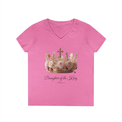 Daughter of the King Ladies V-Neck T-Shirt