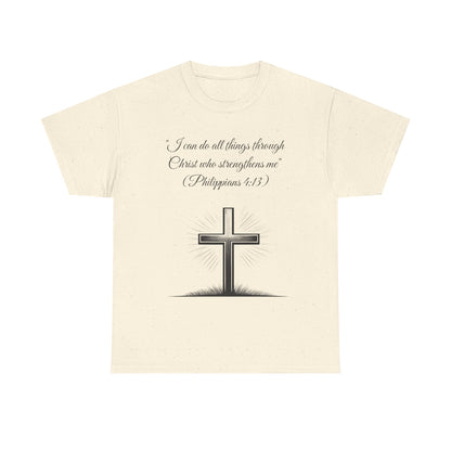 Faith T-Shirt  Philippians 4:13 Tee