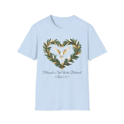 Luke 1:45 Womens T-Shirt