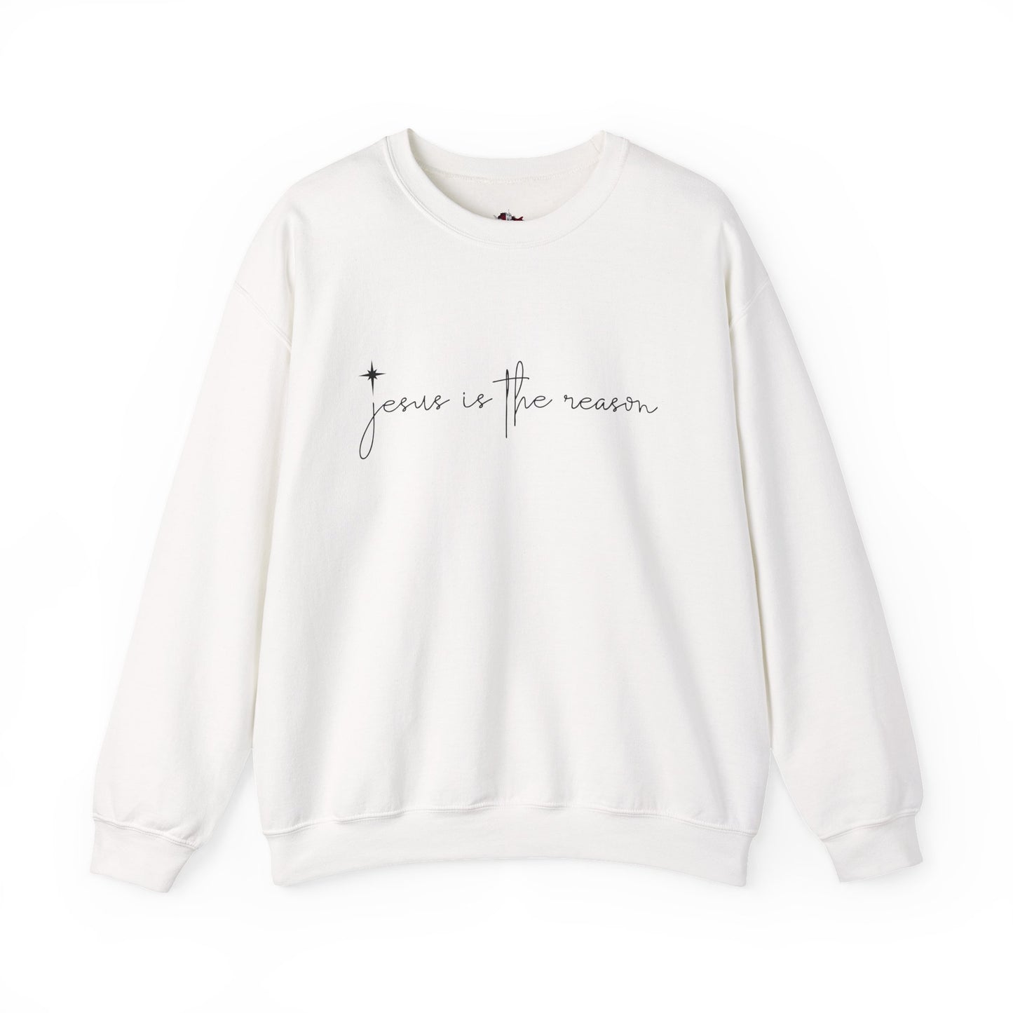 Jesus is the Reason Christmas Crewneck Sweatshirt Women Christian Holiday Gift