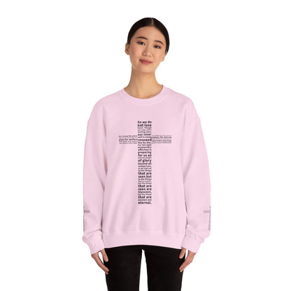 Bible Verse Cross Sweatshirt