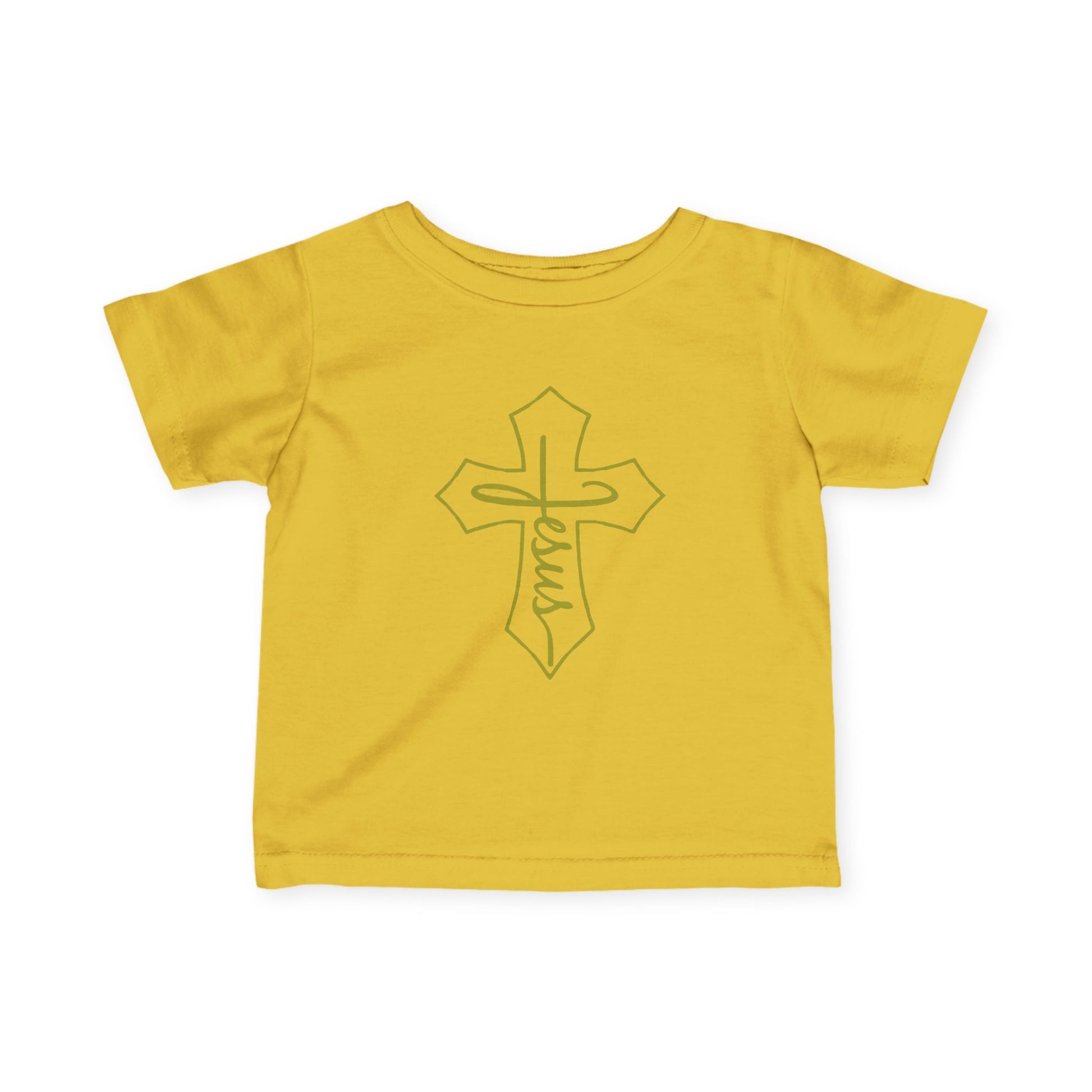 Christian Infant T-Shirt | Jesus Cross Baby Baptism Gift