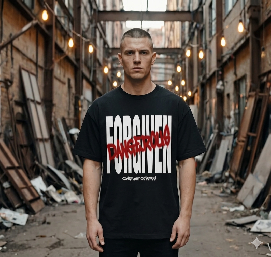 Forgiven & Dangerous Oversized Streetwear Tee