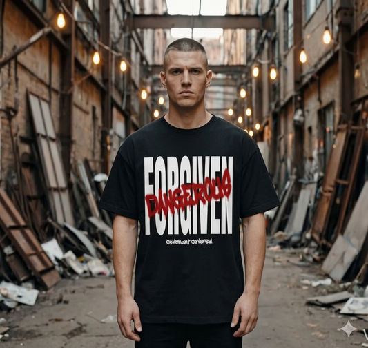 Forgiven & Dangerous Oversized Streetwear Tee