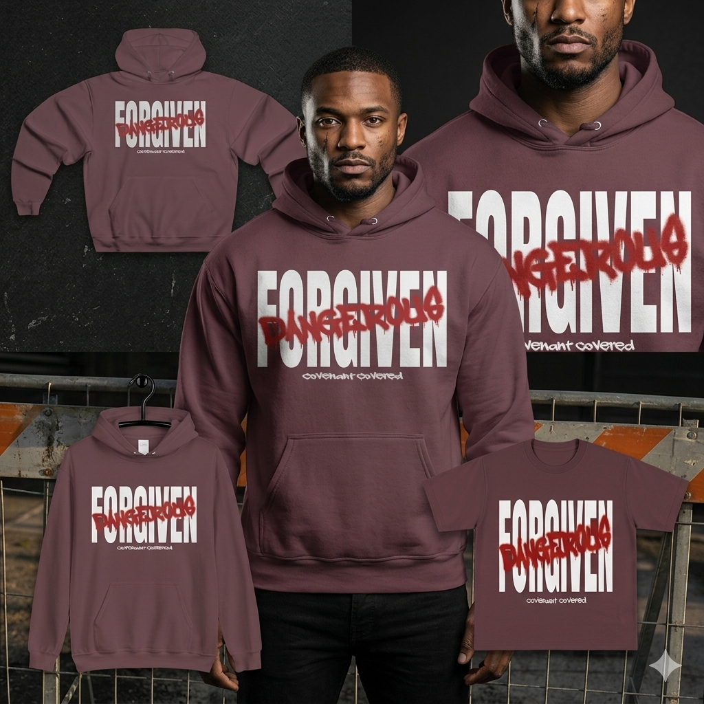 Forgiven & Dangerous Heavyweight Hoodie