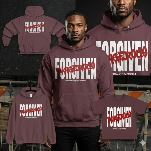 Forgiven & Dangerous Heavyweight Hoodie