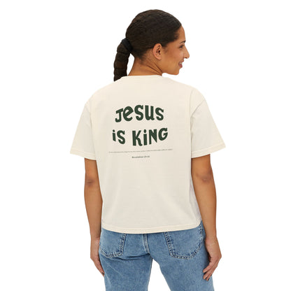 Jesus Is King T-Shirt, Unisex Graphic Tee with Revelation 19:16, Faith-Based Apparel