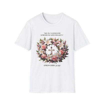Proverbs 31:25 Women's T-Shirt