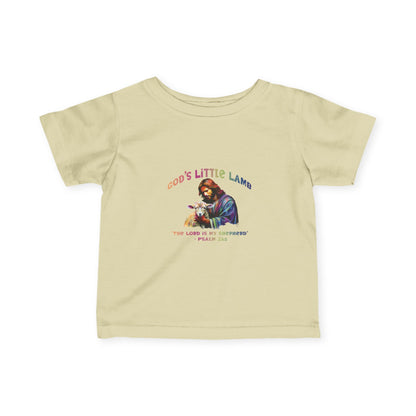 God’s Little Lamb Infant T-Shirt | Psalm 23:1 Baby Tee