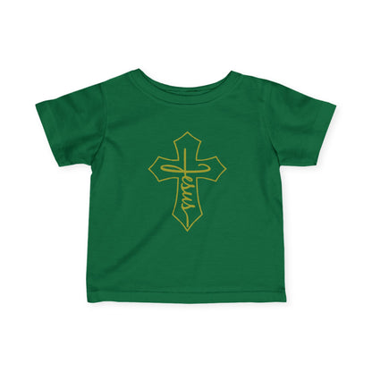 Christian Infant T-Shirt | Jesus Cross Baby Baptism Gift