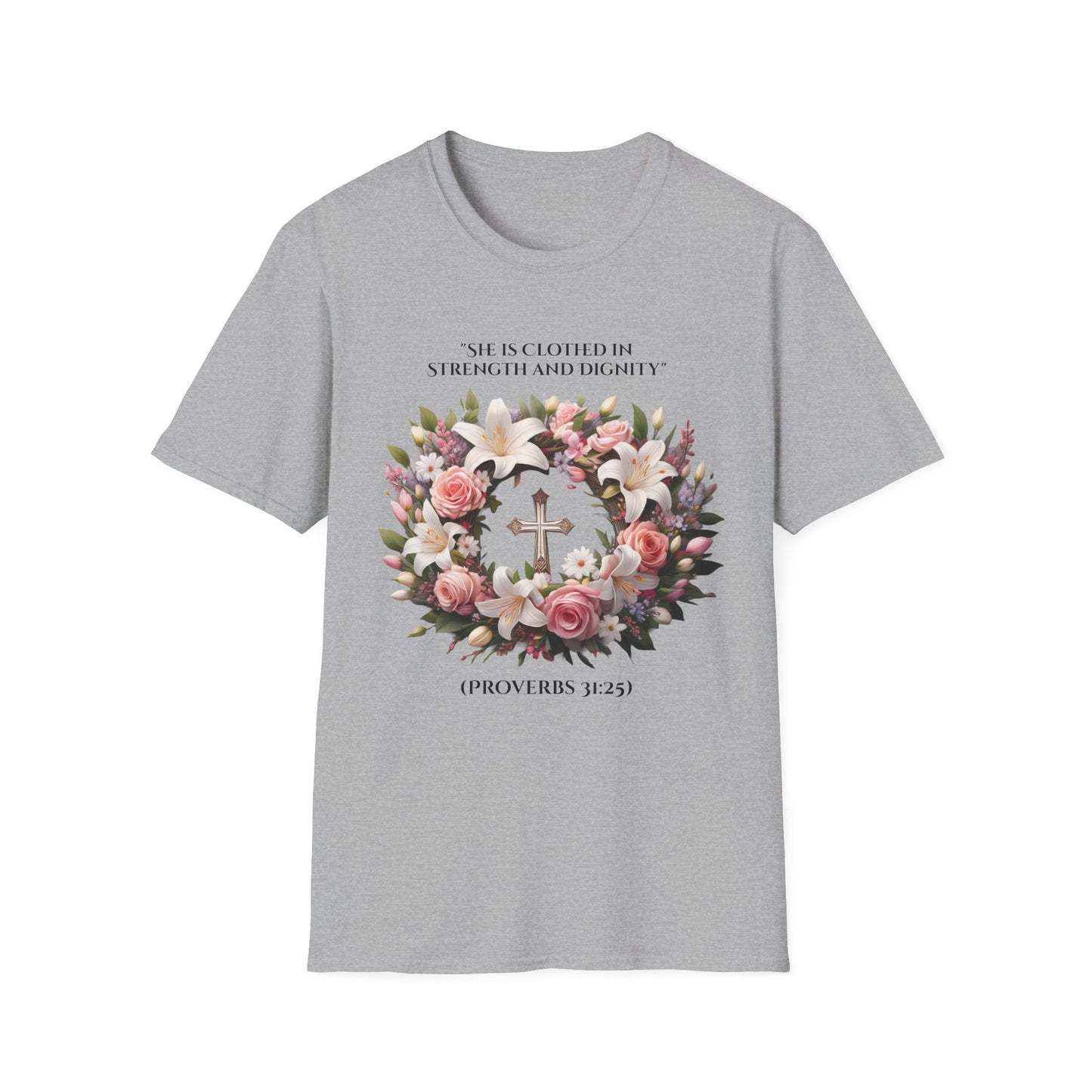 Proverbs 31:25 Women's T-Shirt