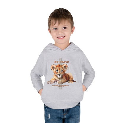 Toddler's "Be Brave" Hoodie - Joshua 1:9