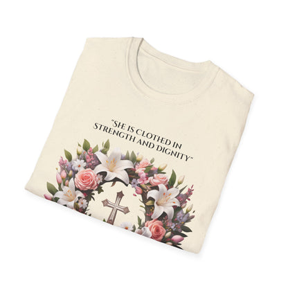 Proverbs 31:25 Women's T-Shirt