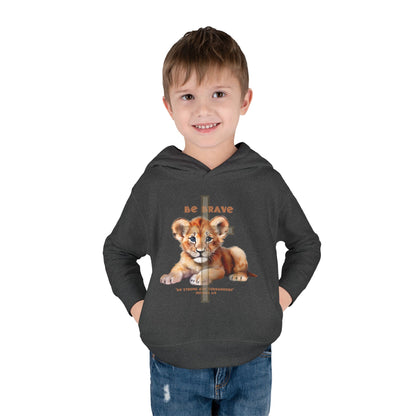Toddler's "Be Brave" Hoodie - Joshua 1:9