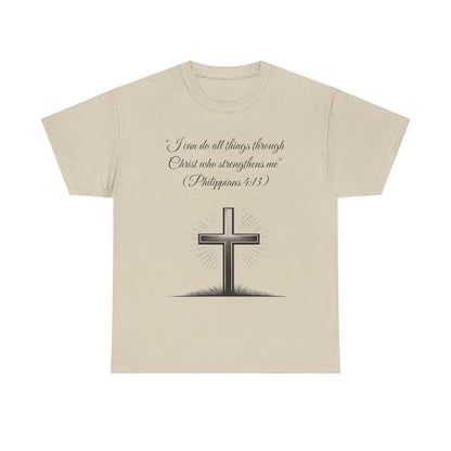 Faith T-Shirt  Philippians 4:13 Tee
