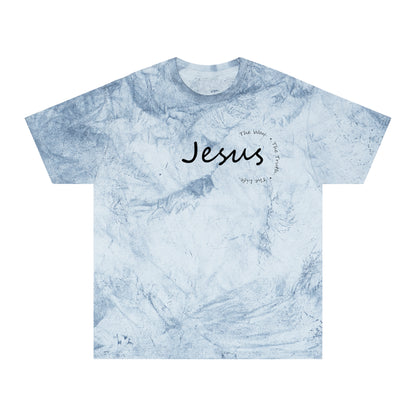 Colorful Jesus T-Shirt, Unisex Tie Dye Tee, Faith-Based Apparel