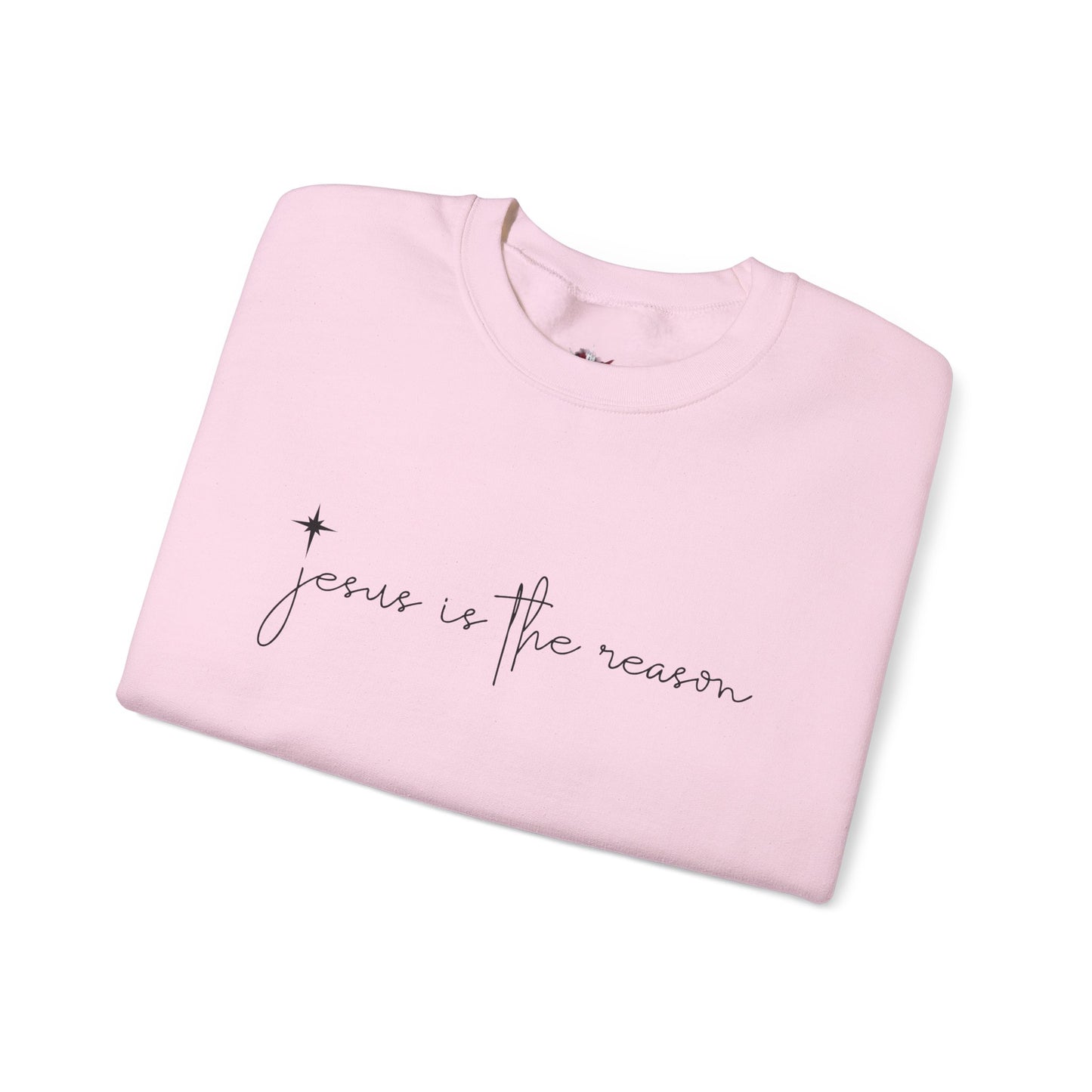 Jesus is the Reason Christmas Crewneck Sweatshirt Women Christian Holiday Gift