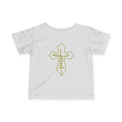 Christian Infant T-Shirt | Jesus Cross Baby Baptism Gift