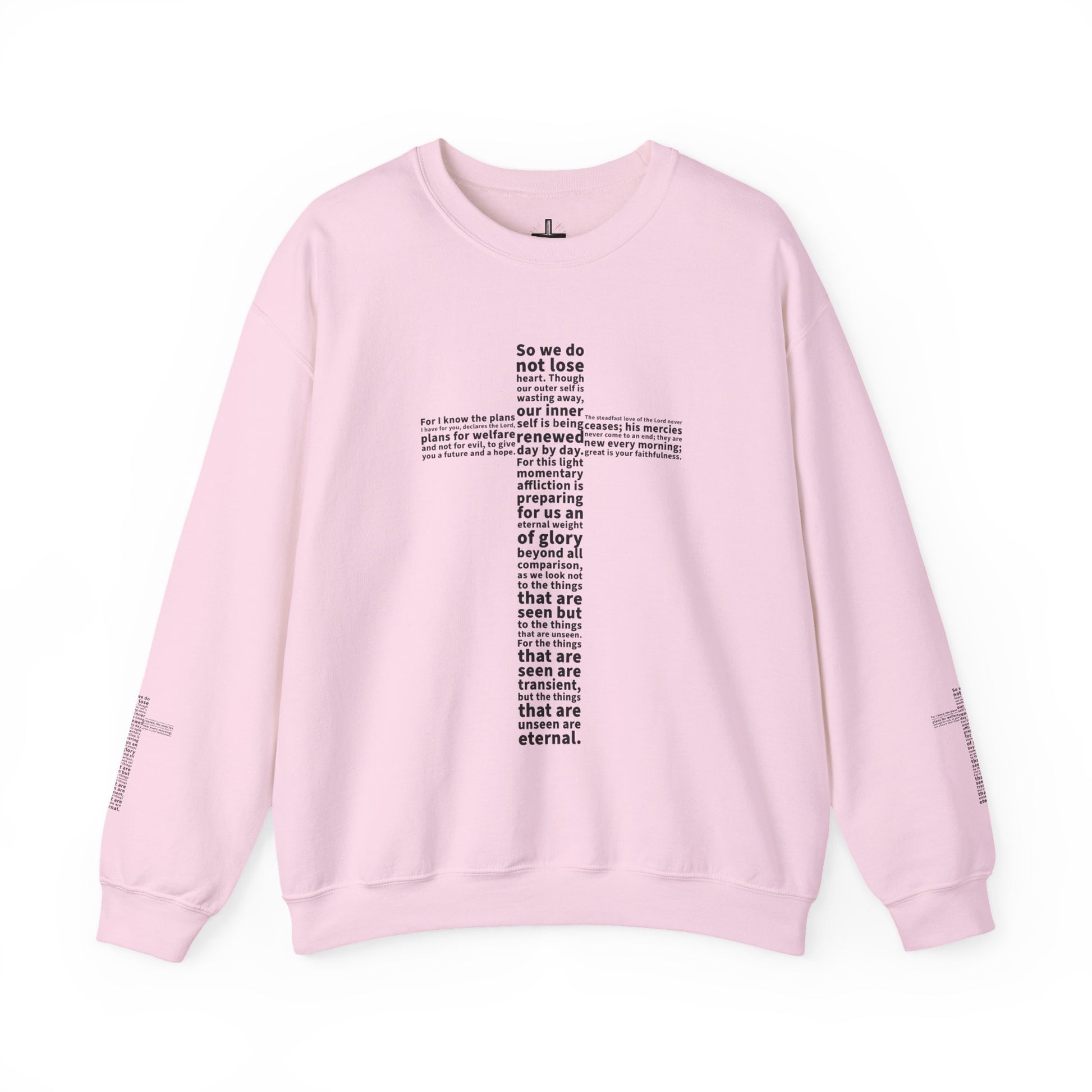 Best Faith Hoodie with White Cross | Bible Verse Design
