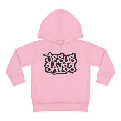 Jesus Saves graffiti youth hoodie front view

