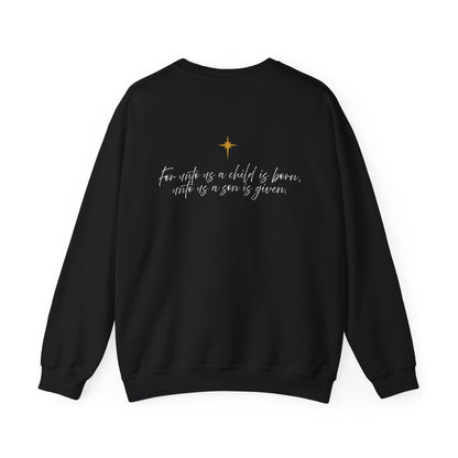 Patriotic Isaiah 9:6 Christian Sweatshirt | American Flag Tree Faith Hoodie – Free USA Shipping