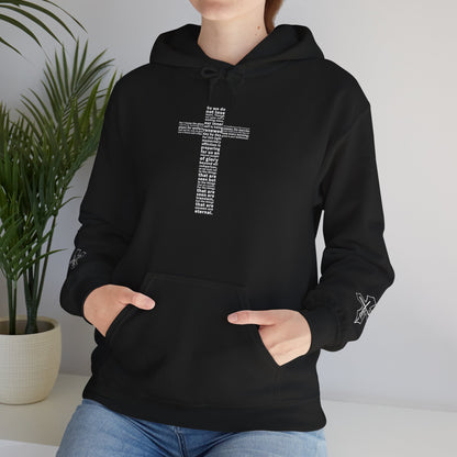 Best Faith Hoodie with White Cross | Bible Verse Design