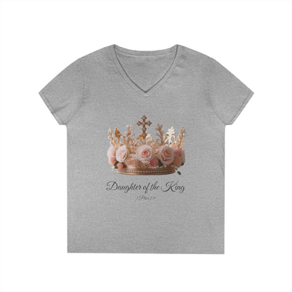 Daughter of the King Ladies V-Neck T-Shirt