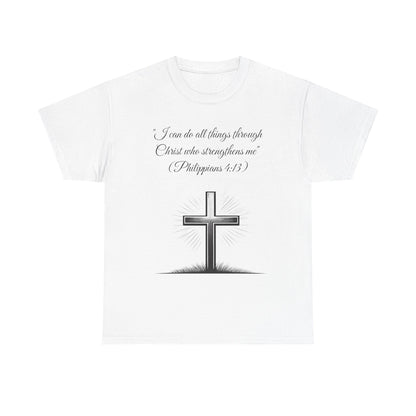 Faith T-Shirt  Philippians 4:13 Tee
