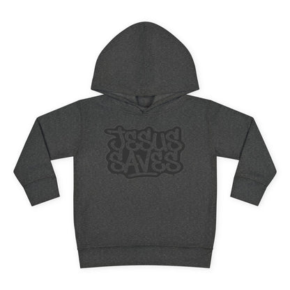 Jesus Saves graffiti youth hoodie front view

