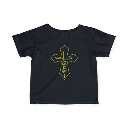 Christian Infant T-Shirt | Jesus Cross Baby Baptism Gift