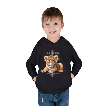 Toddler's "Be Brave" Hoodie - Joshua 1:9