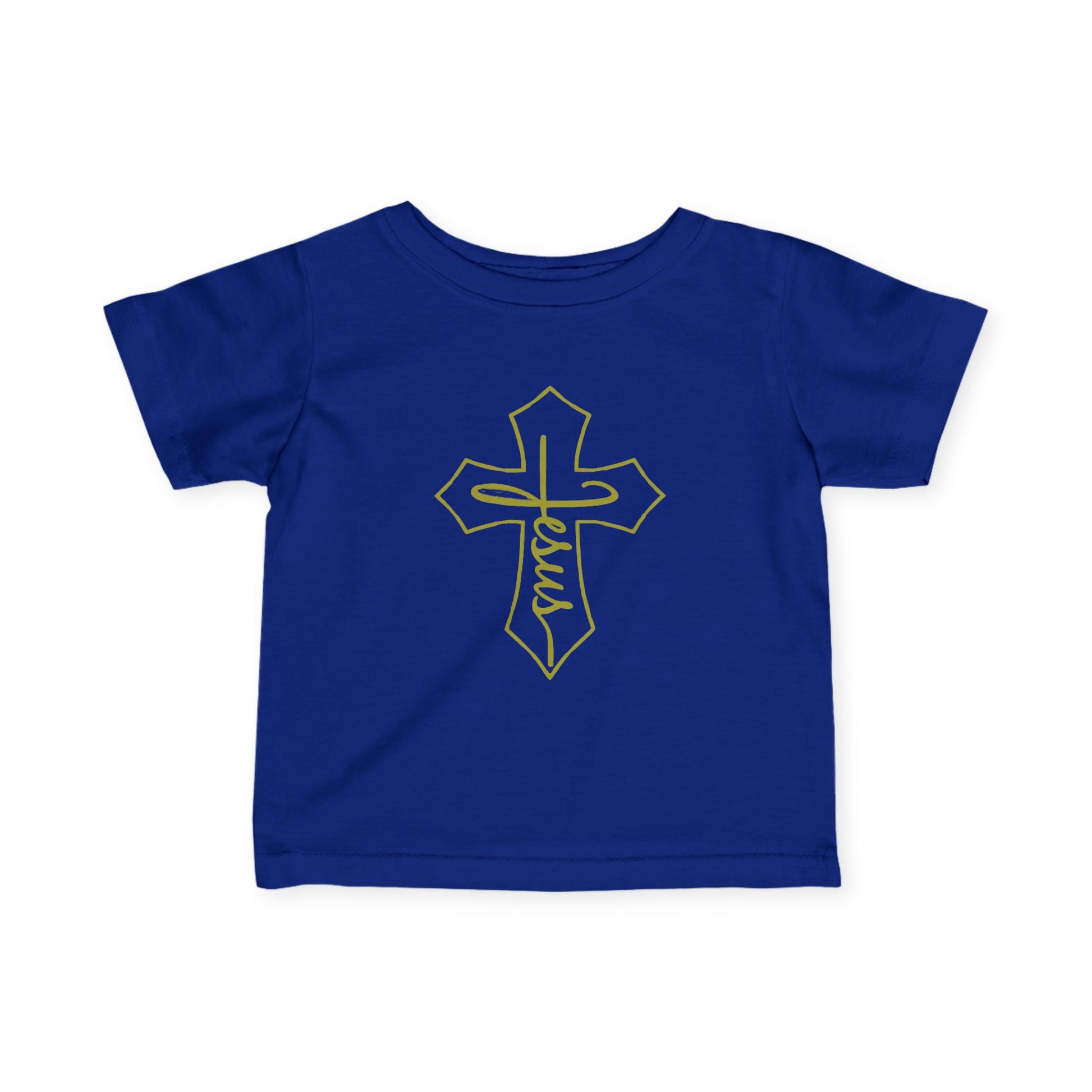 Christian Infant T-Shirt | Jesus Cross Baby Baptism Gift