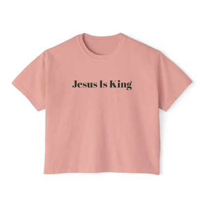 Jesus Is King T-Shirt, Unisex Graphic Tee with Revelation 19:16, Faith-Based Apparel