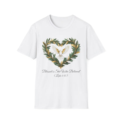 Luke 1:45 Womens T-Shirt