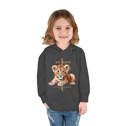 Toddler's "Be Brave" Hoodie - Joshua 1:9
