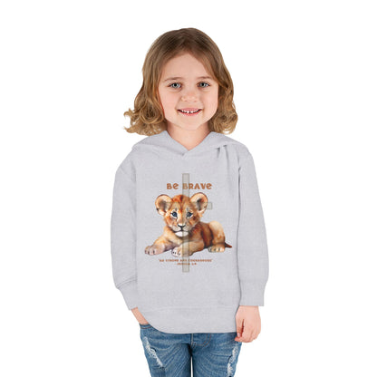 Toddler's "Be Brave" Hoodie - Joshua 1:9